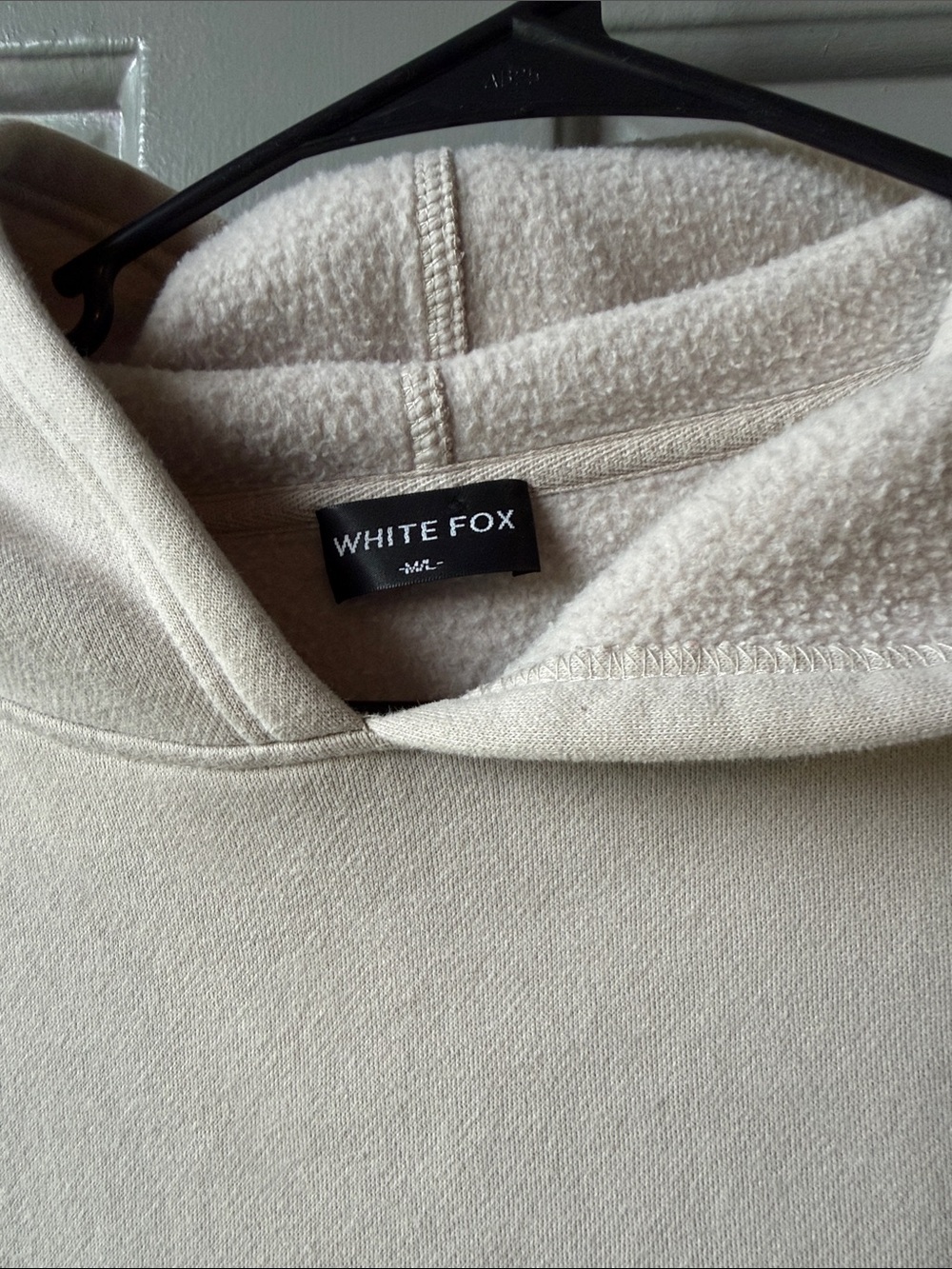 White Fox Boutique Cream Pullover Hoodie - Picture 2 of 6